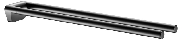 картинка Полотенцедержатель KEUCO REVA, 12818370000, 450 мм, черный матовый (RAL 9011)