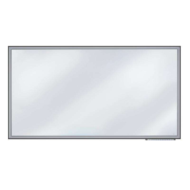 картинка Зеркало с подсветкой KEUCO ROYAL LUMOS, 14598135000, с подогревом зеркального полотна (по центру), 1400x650x60 мм, к.: черная элоксированная алюминиевая рама