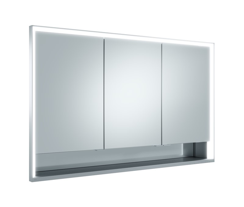 картинка Зеркальный шкаф KEUCO Royal Lumos, 14315171301, 1200х735х165 мм, к.: алюминий/зеркало