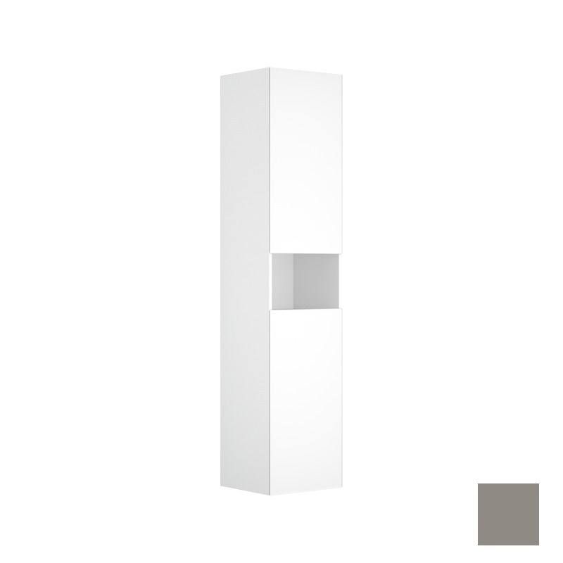 картинка Высокий шкаф-пенал KEUCO STAGELINE, 32831290001, 400x1800x360 мм, к/ф: инокс матовый (лак матовый)/инокс матовый (стекло)