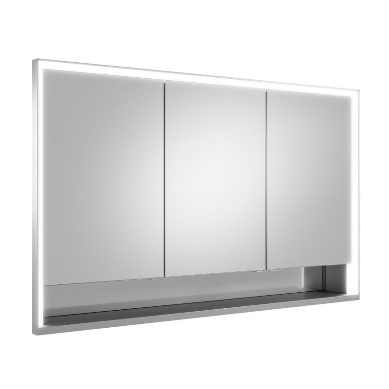 картинка Зеркальный шкаф KEUCO Royal Lumos, 14305171304, анодированный серебристый алюминий/зеркало