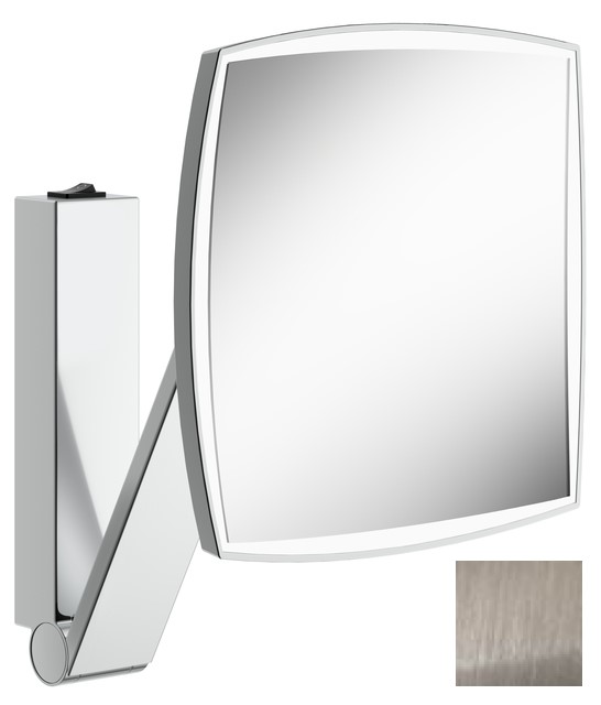 картинка Косметическое зеркало Keuco iLook_ move 17613079004, с подсветкой, нержавеющая сталь finish