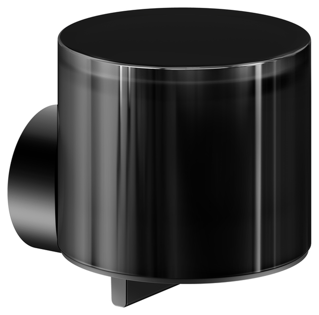 картинка Дозатор для жидкого мыла KEUCO REVA, 12852379000, черный матовый (RAL 9011)