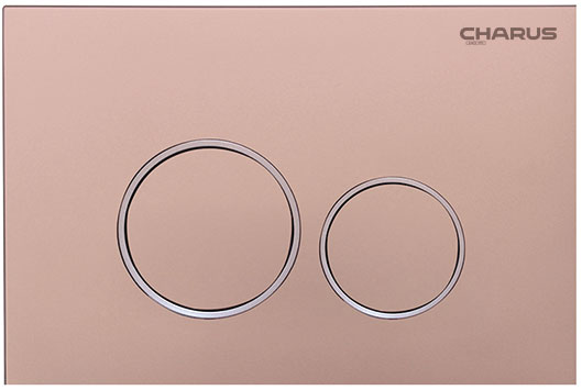 картинка Клавиша для инсталляции CHARUS Spazio FP.330.52.01, розовое сияние